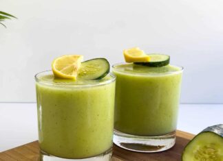 Pineapple-Cucumber Smoothie